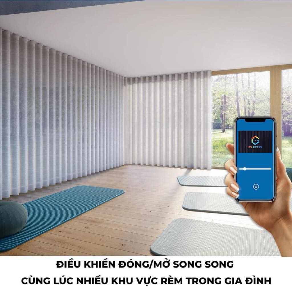 NHÀ THÔNG MINH GITTA 32 dieu-khien-rem-cua-thong-minh